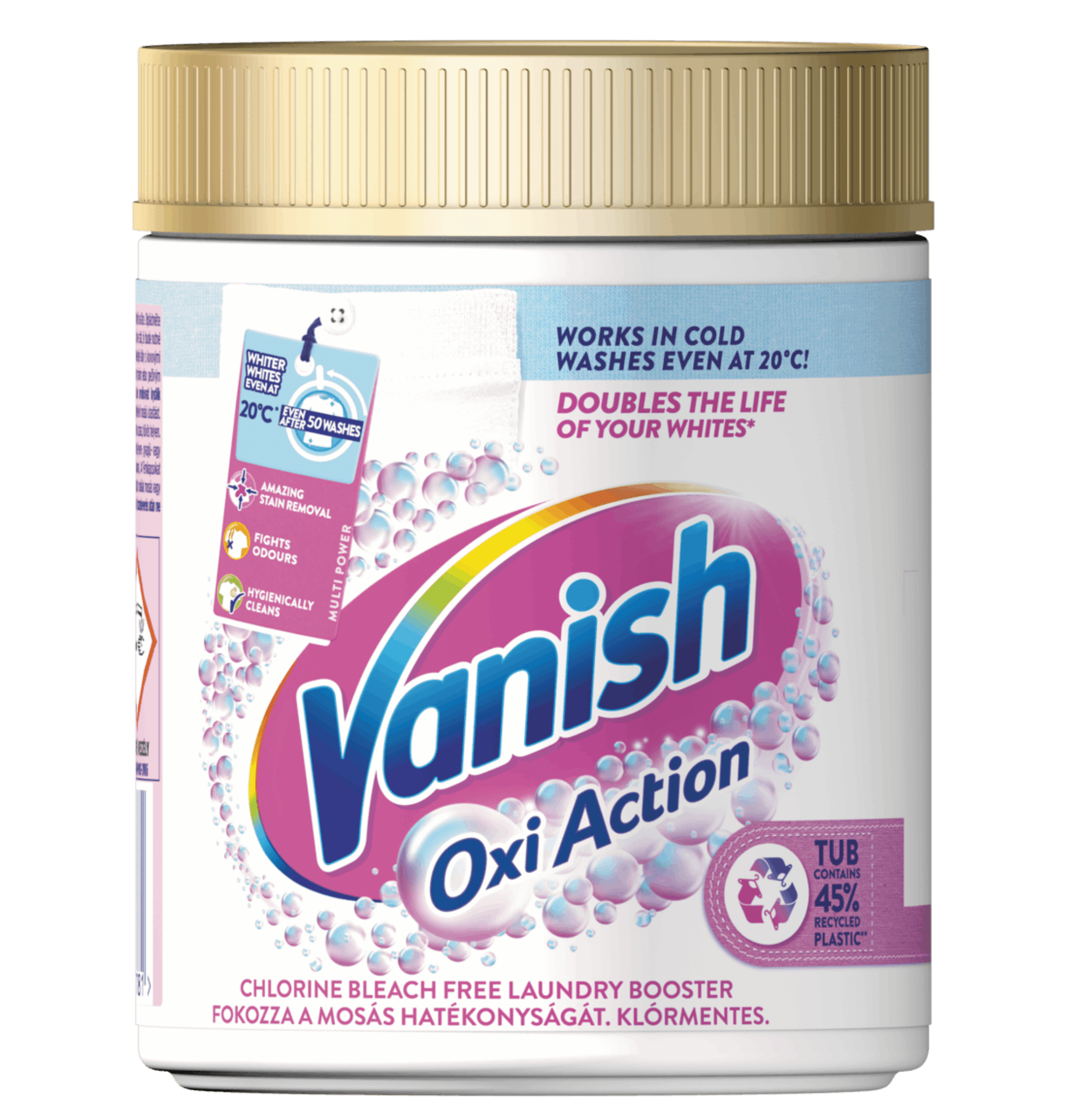 Vanish Oxi Action prášek na bělení a odstranění skvrn