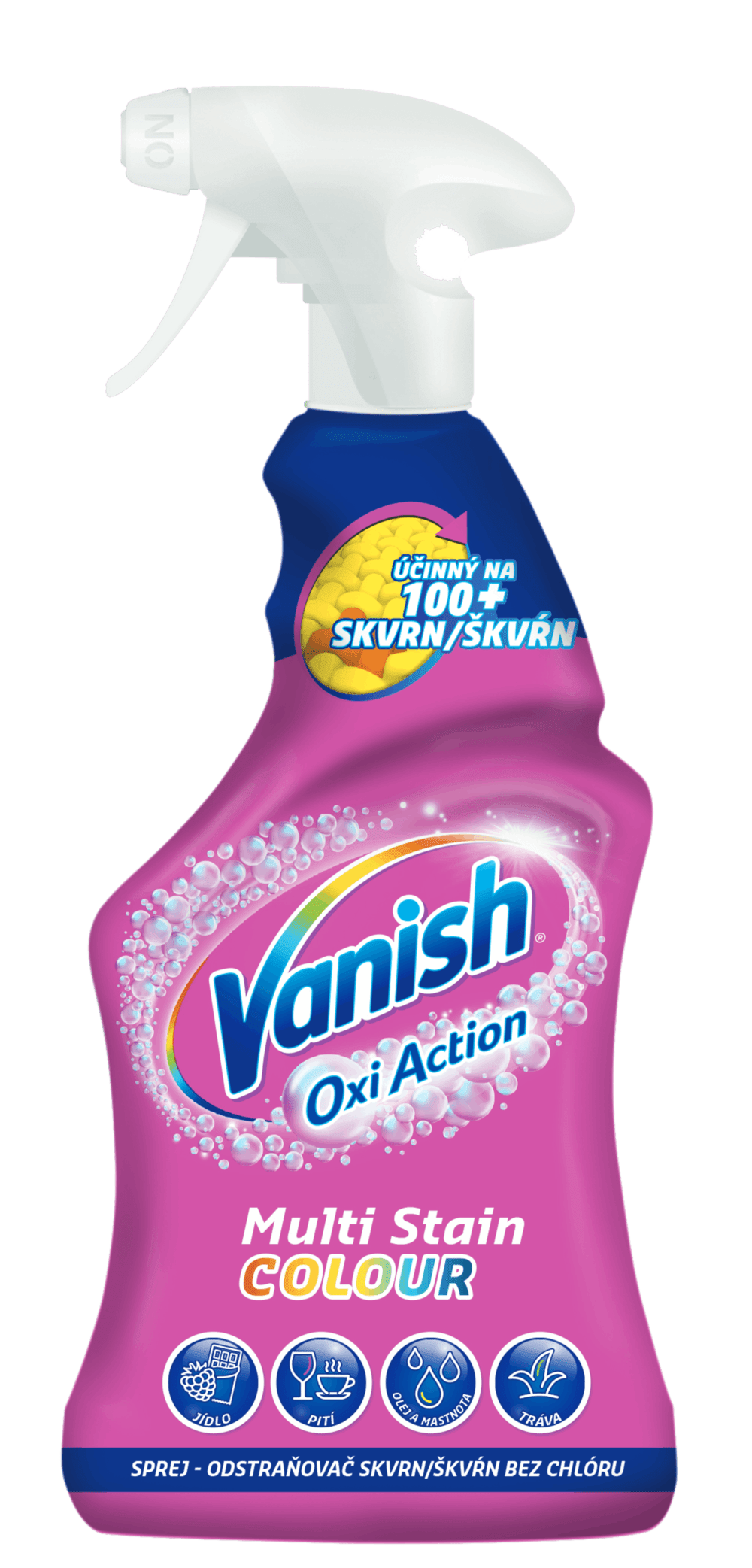 Vanish Oxi Action sprej odstraňovač skvrn