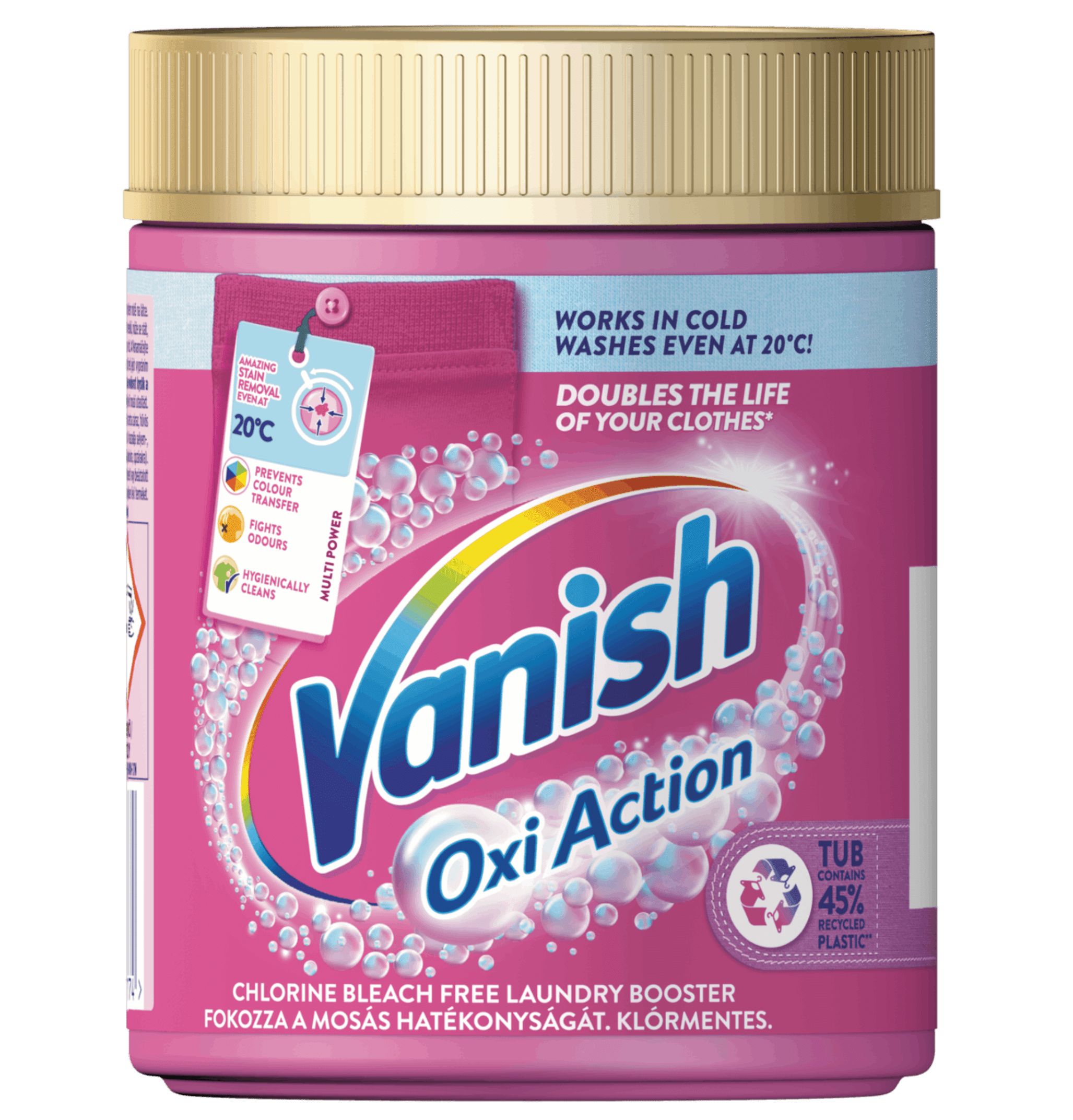 Vanish Oxi Action prášek na odstranění skvrn